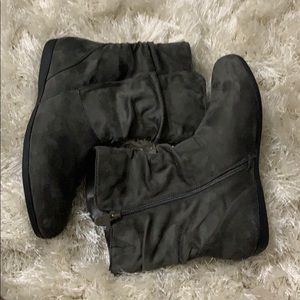 Gray Boots
